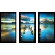 preview thumbnail 1 of 1, "Versilia Massaciuccoli, Tuscany, Italy" Framed Plexiglass Wall Art Set of 3