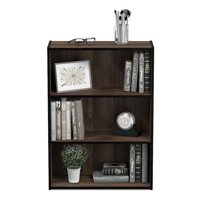 Porch & Den Avers Espresso MDF Open Shelf - columbia walnut - 3
