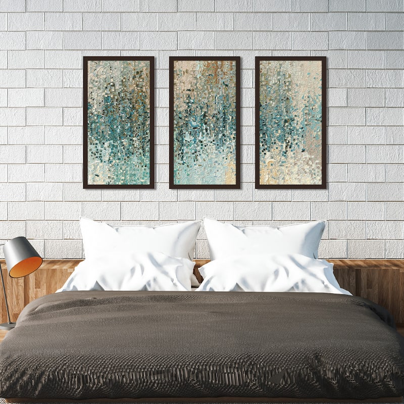 Mark Lawrence "Romans 8 39 Max" Framed Plexiglass Wall Art Set of 3