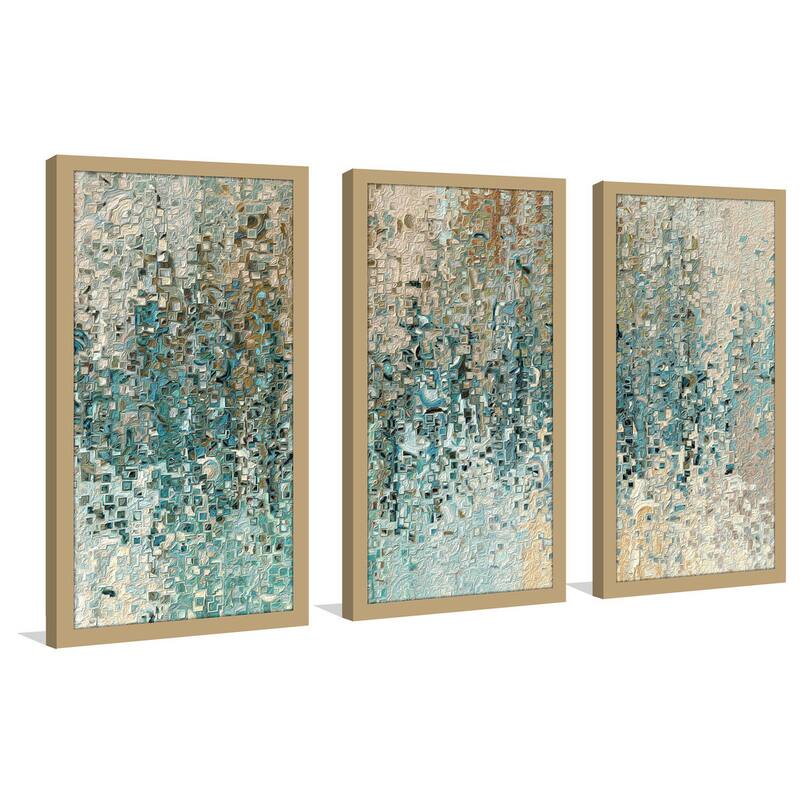 Mark Lawrence "Romans 8 39 Max" Framed Plexiglass Wall Art Set of 3