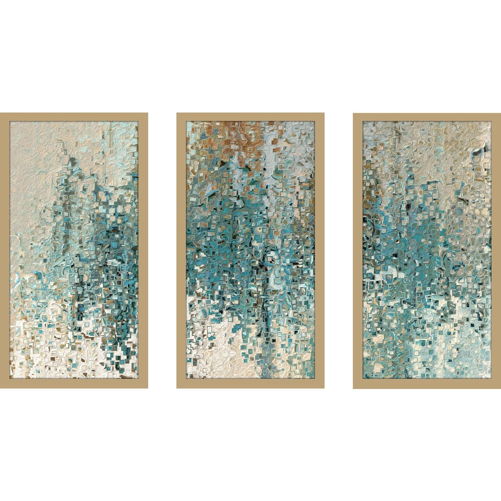 Mark Lawrence "Romans 8 38 Max" Framed Plexiglass Wall Art Set of 3