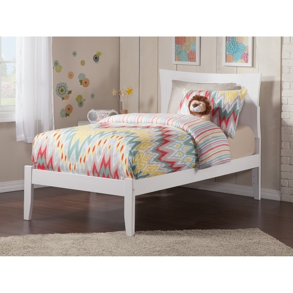 Metro Twin XL White Open-foot Bed