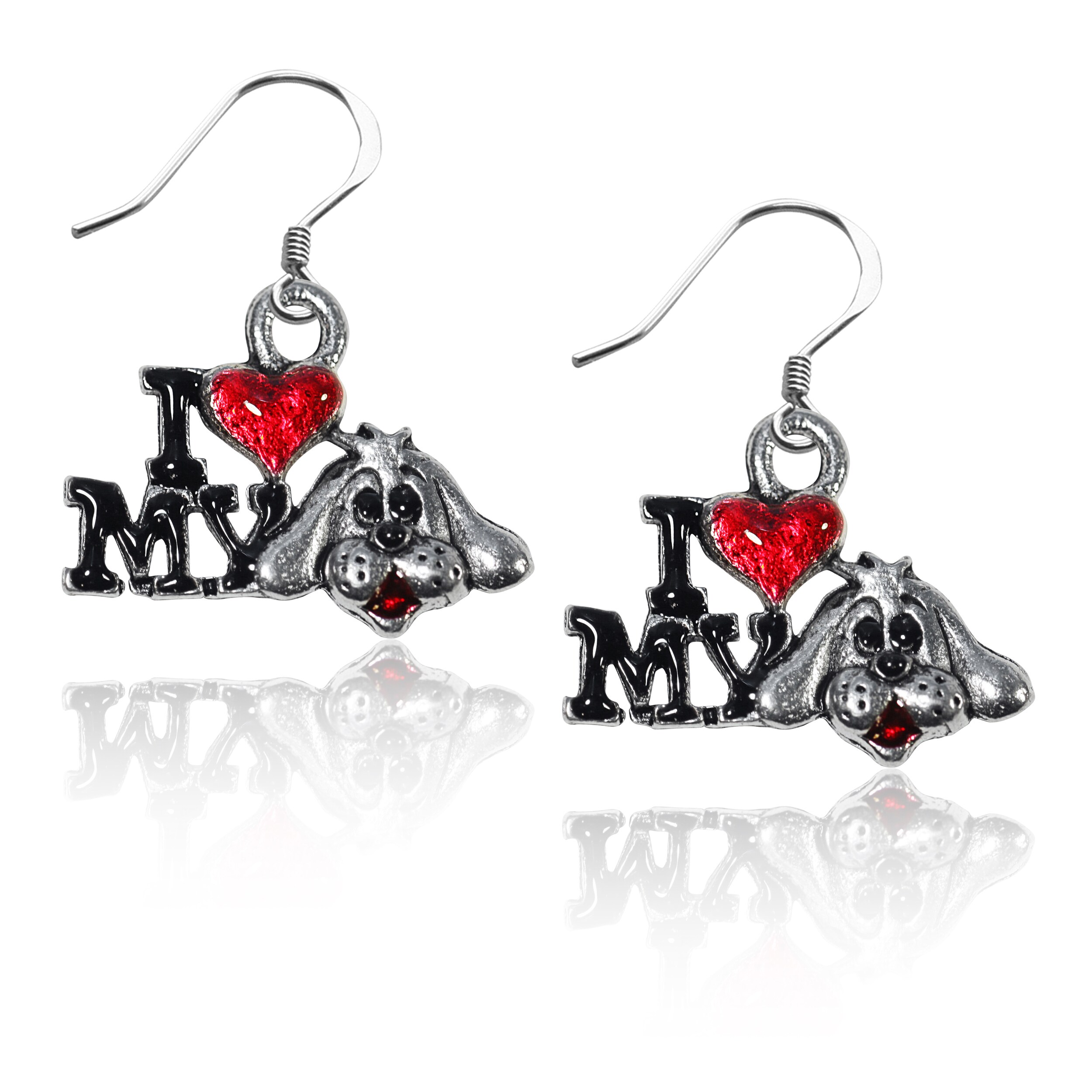 Whimsical Gifts Dog Lover Silver 3-Piece Watch-Bracelet-Earrings Jewelry Set Whimsical Gifts Dog Lover Silver 3-Piece Watch-Bracelet-Earrings Jewelry Set