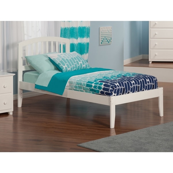 Richmond White Twin-size Open-foot Mission Bed