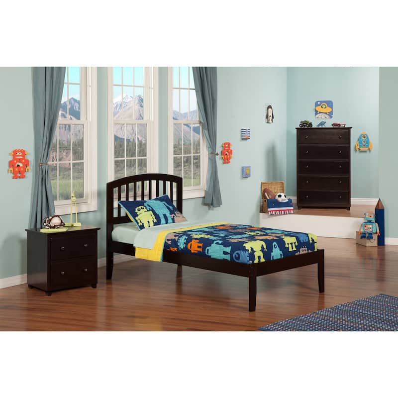 Richmond Twin XL Platform Bed in Espresso