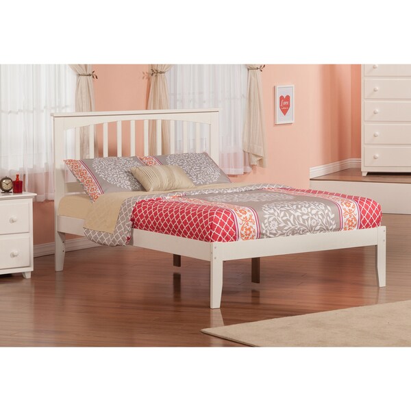 Shop Mission Full White Open-foot Bed - Free Shipping Today - Overstock ...