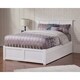 preview thumbnail 2 of 5, Madison Full Platform Bed with Flat Panel Foot Board and 2 Urban Bed Drawers in White