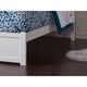 preview thumbnail 6 of 5, Madison Full Platform Bed with Flat Panel Foot Board and 2 Urban Bed Drawers in White