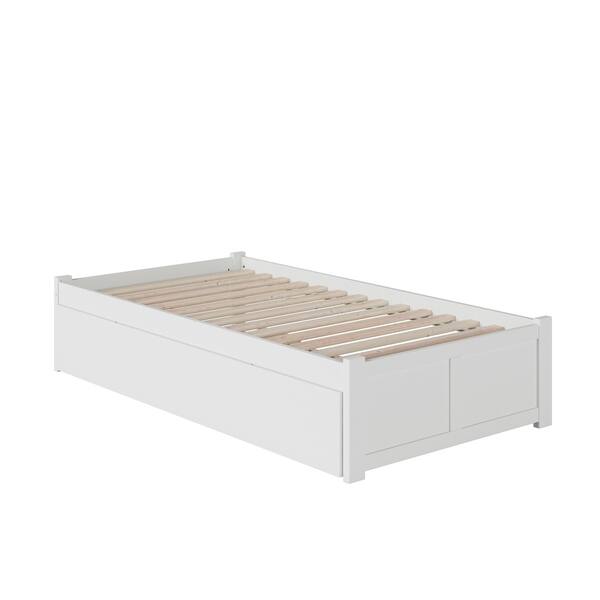 Shop Concord Twin Platform Bed With Flat Panel Foot Board And Twin