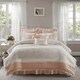 Madison Park Hilarie Pink 9-piece Cotton Percale Comforter Set ...