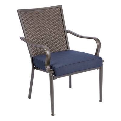 Living Accents KTS7910 Everson Wicker Back Cushion Dinning Chair