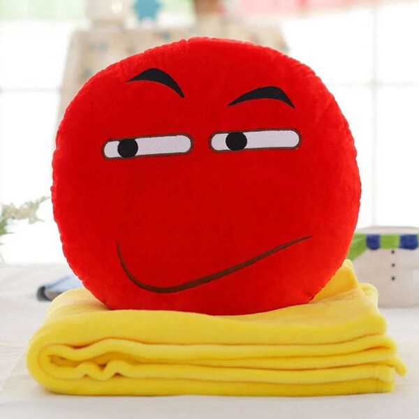 Shop BH Toys Expression Angry Face Emoji Plush Handwarming Pillow with