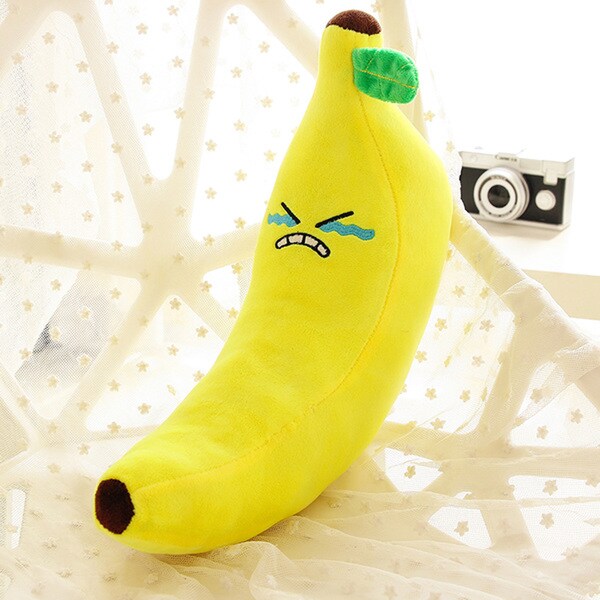 crying banana plush