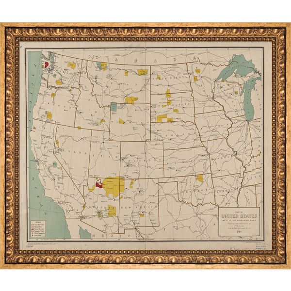 printable map of the western united states