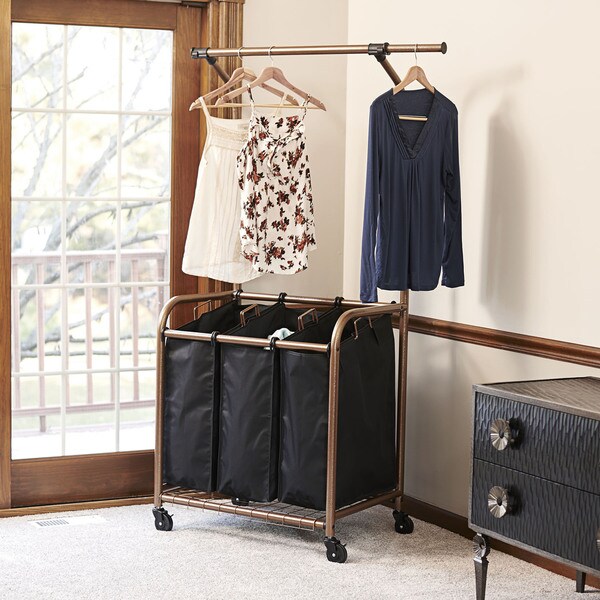 suitcase with garment rack