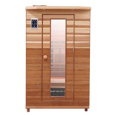 Health Mate Enrich II Infrared 2-Person Canadian Western Red Cedar Sauna