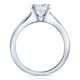 preview thumbnail 6 of 5, Annello by Kobelli 14k White Gold 1 2/5ct TGW Cushion Cut Moissanite Solitaire and Diamond Double Band (GH/VS, GH/I)