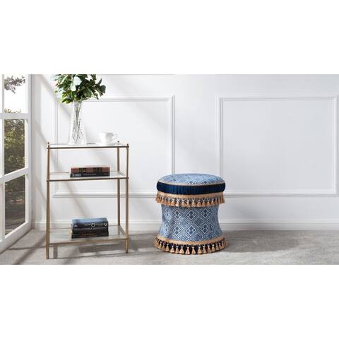 Gracewood Hollow Zimunya Decorative Vanity Stool