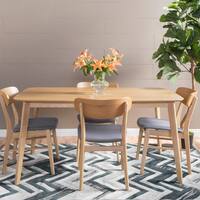 Lucious Mid-Century 5-piece Rectangle Dining Set by Christopher Knight Home