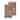 Authentic Hotel and Spa Omni Turkish Cotton Terry Set of 2 Latte Brown Hand Towels with White Script Monogrammed Initial