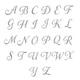 preview thumbnail 2 of 1, Authentic Hotel and Spa Omni Turkish Cotton Terry Set of 2 White Hand Towels with Grey Script Monogrammed Initial