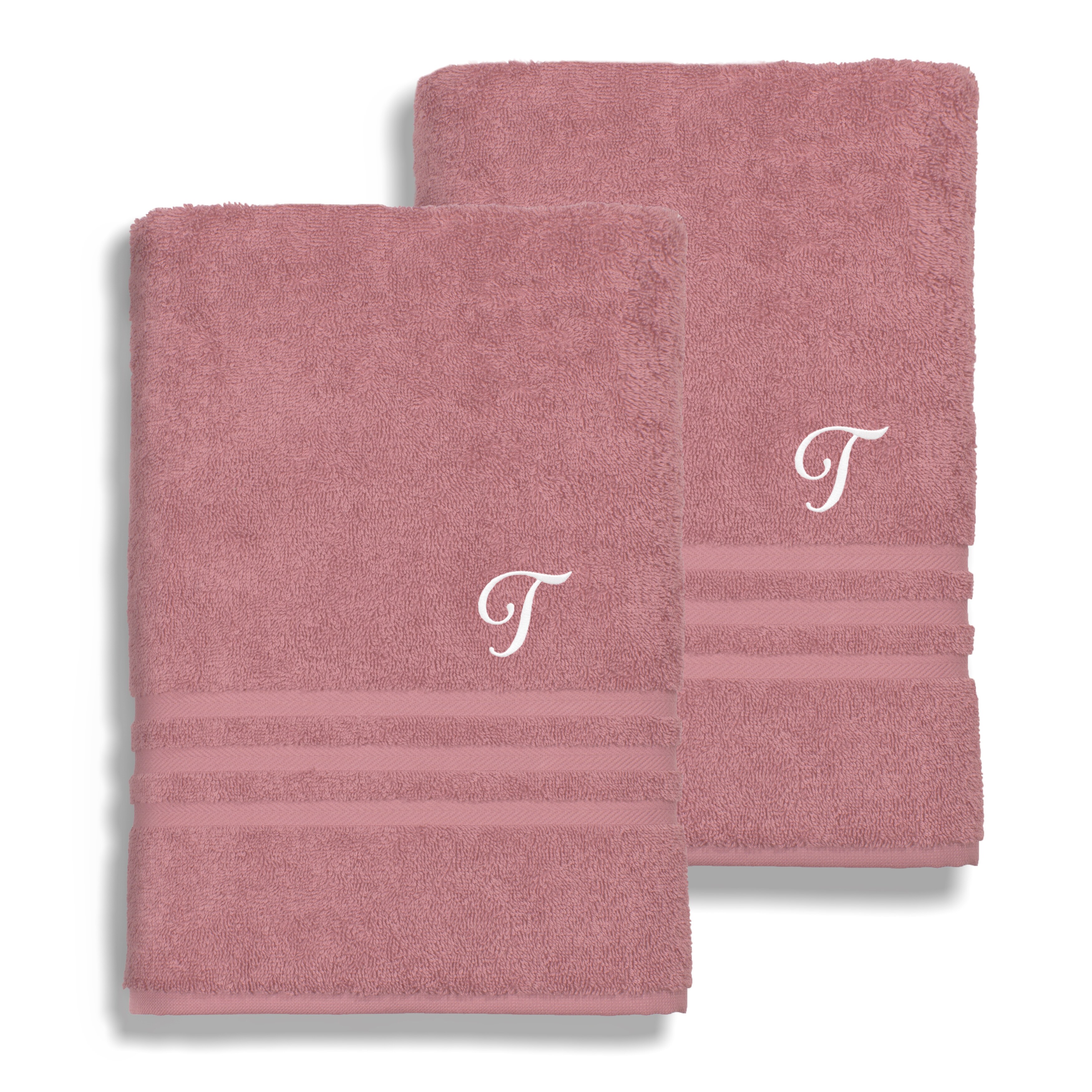 rose bath towels