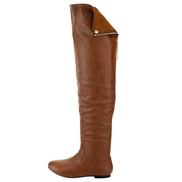 boots with cuff over heel