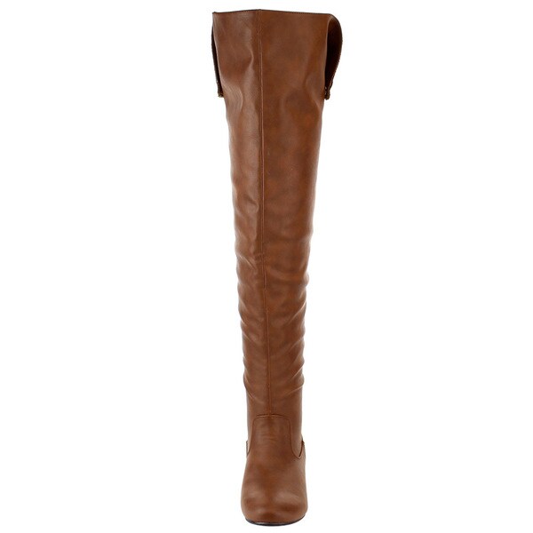 boots with cuff over heel