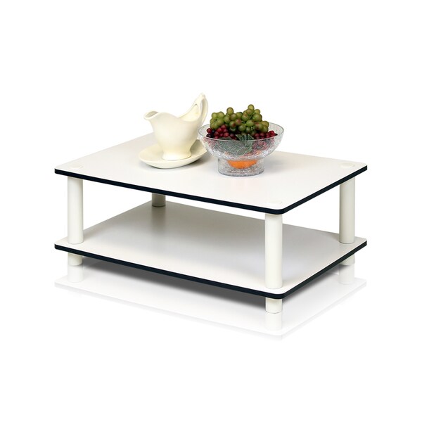 Shop Furinno Just No Tools White White Tube Coffee Table