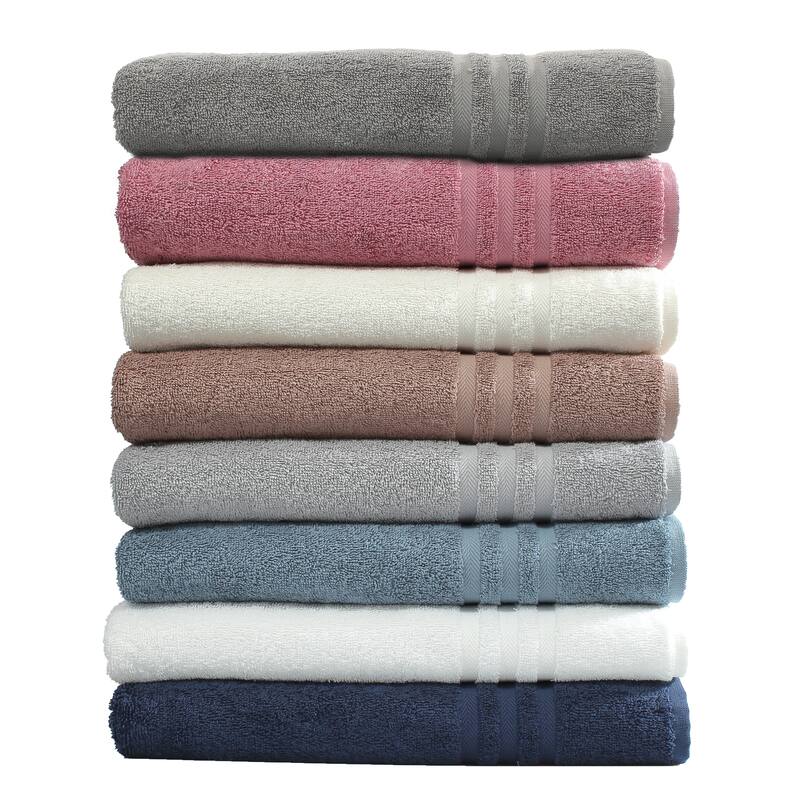 Authentic Hotel and Spa Omni Turkish Cotton 4-piece Terry Bath Towel Set
