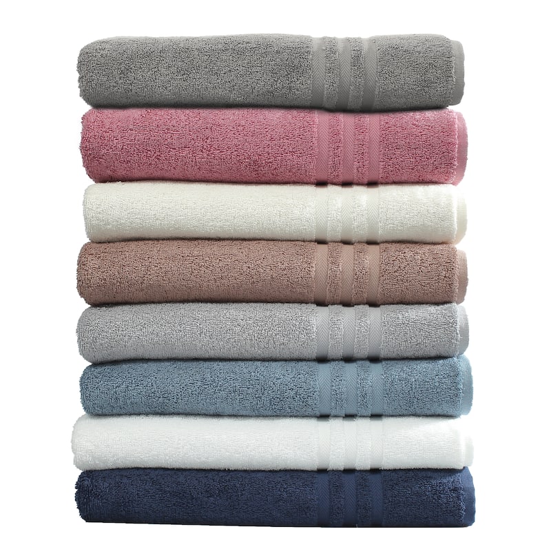 Authentic Hotel and Spa Omni Turkish Cotton 4-piece Terry Bath Towel Set