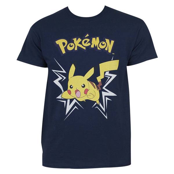 Shop Pokemon Pikachu Charging Up T-Shirt - Free Shipping On Orders Over ...