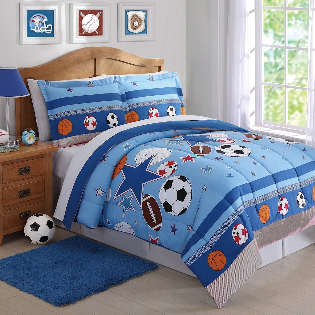 My World Sports and Stars 3-piece Comforter Set