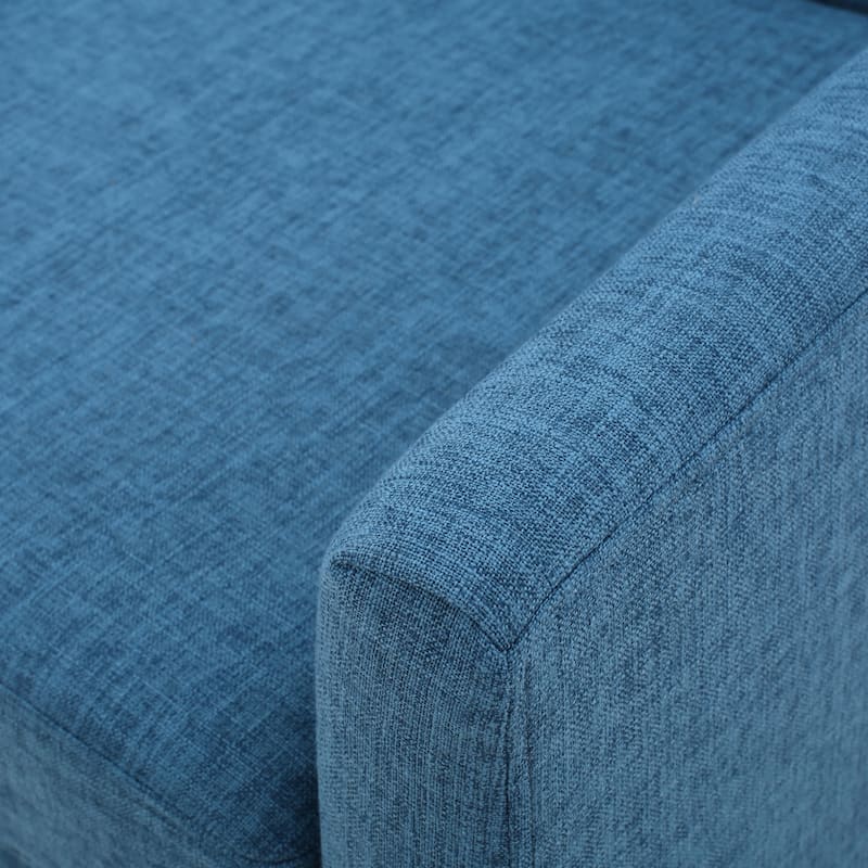 Aurla Mid-century Upholstered Accent Chair by Christopher Knight Home - 27.50" L x 28.50" W x 36.50" H