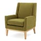 preview thumbnail 25 of 44, Aurla Mid-century Upholstered Accent Chair by Christopher Knight Home - 27.50" L x 28.50" W x 36.50" H
