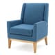 preview thumbnail 3 of 44, Aurla Mid-century Upholstered Accent Chair by Christopher Knight Home - 27.50" L x 28.50" W x 36.50" H