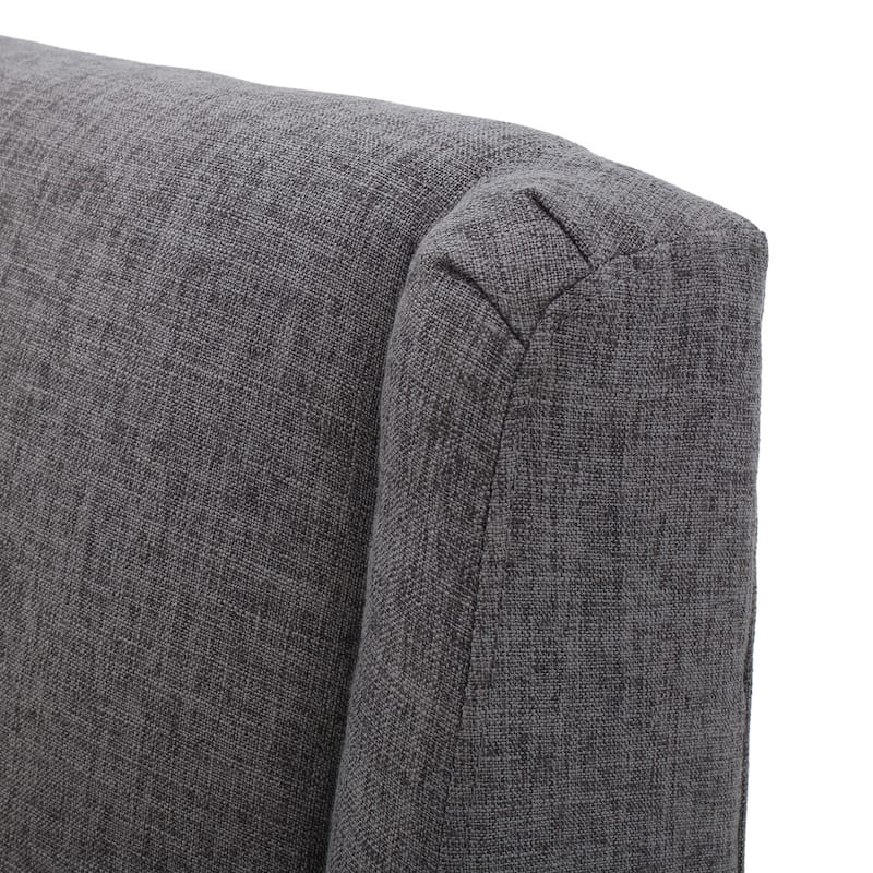 Aurla Mid-century Upholstered Accent Chair by Christopher Knight Home - 27.50" L x 28.50" W x 36.50" H