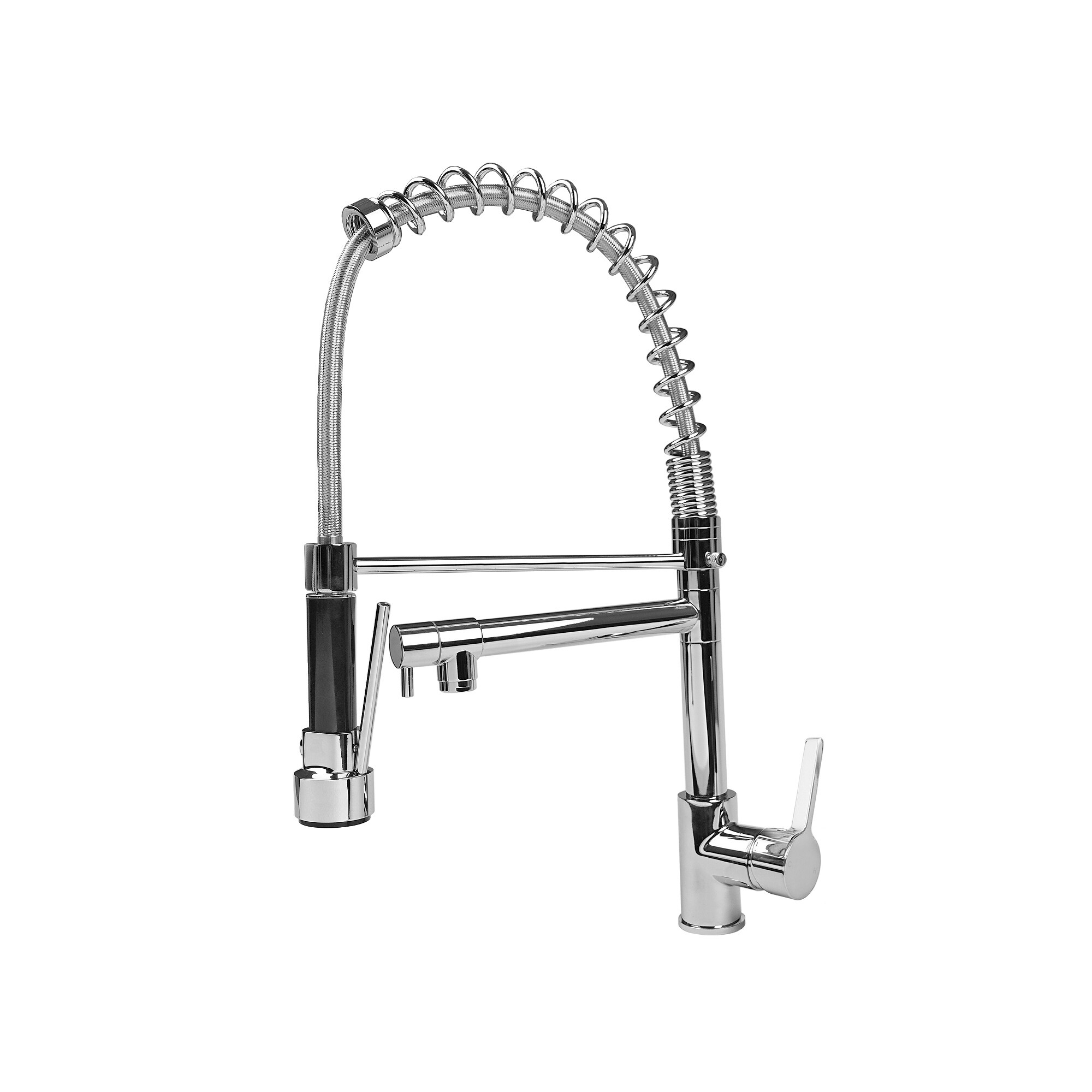 Shop Cosmo Single Handle Pull Down Sprayer Kitchen Faucet With