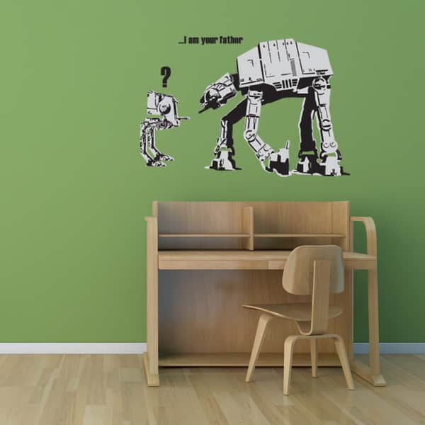 Style And Apply I Am Your Father By Banksy Nylon Wall Decal Overstock 12860844