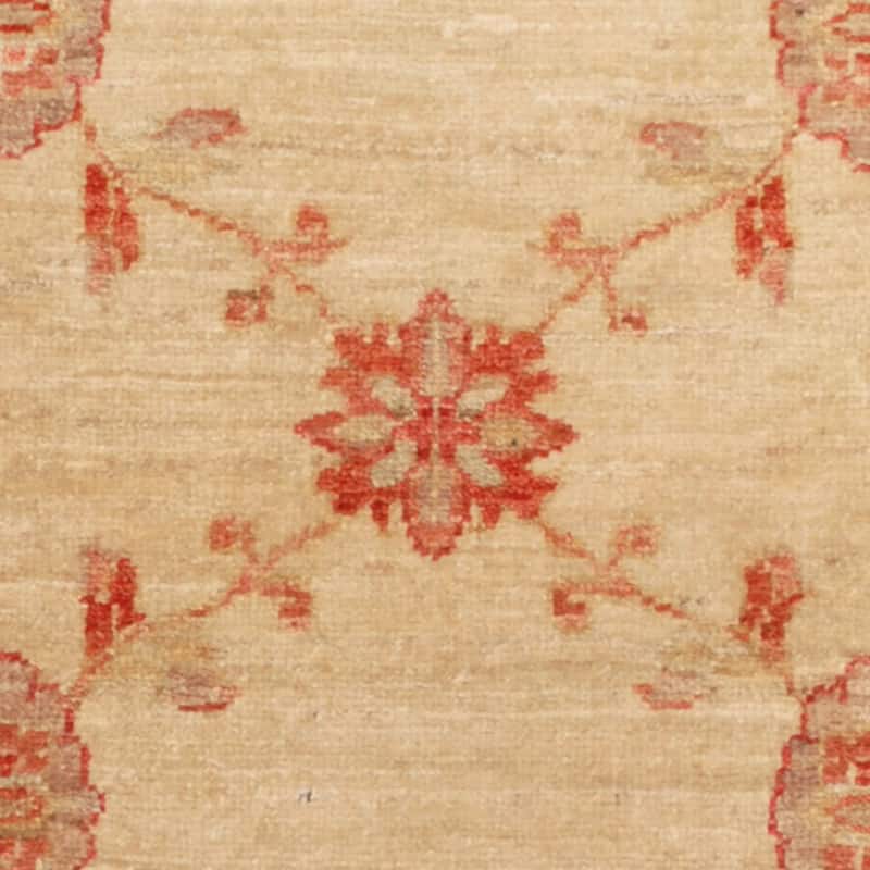 HERAT ORIENTAL Handmade One-of-a-Kind Vegetable Dye Oushak Wool Rug (Afghanistan) - 2'2 x 4'2