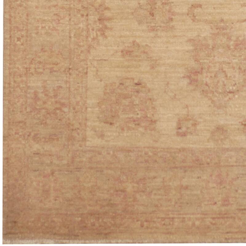 HERAT ORIENTAL Handmade One-of-a-Kind Vegetable Dye Oushak Wool Rug (Afghanistan) - 2'9 x 4'