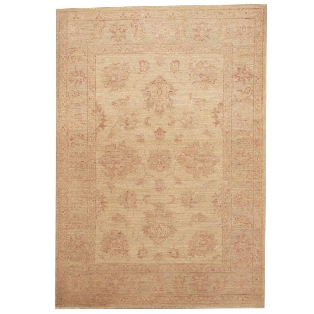 HERAT ORIENTAL Handmade One-of-a-Kind Vegetable Dye Oushak Wool Rug (Afghanistan) - 2'9 x 4'