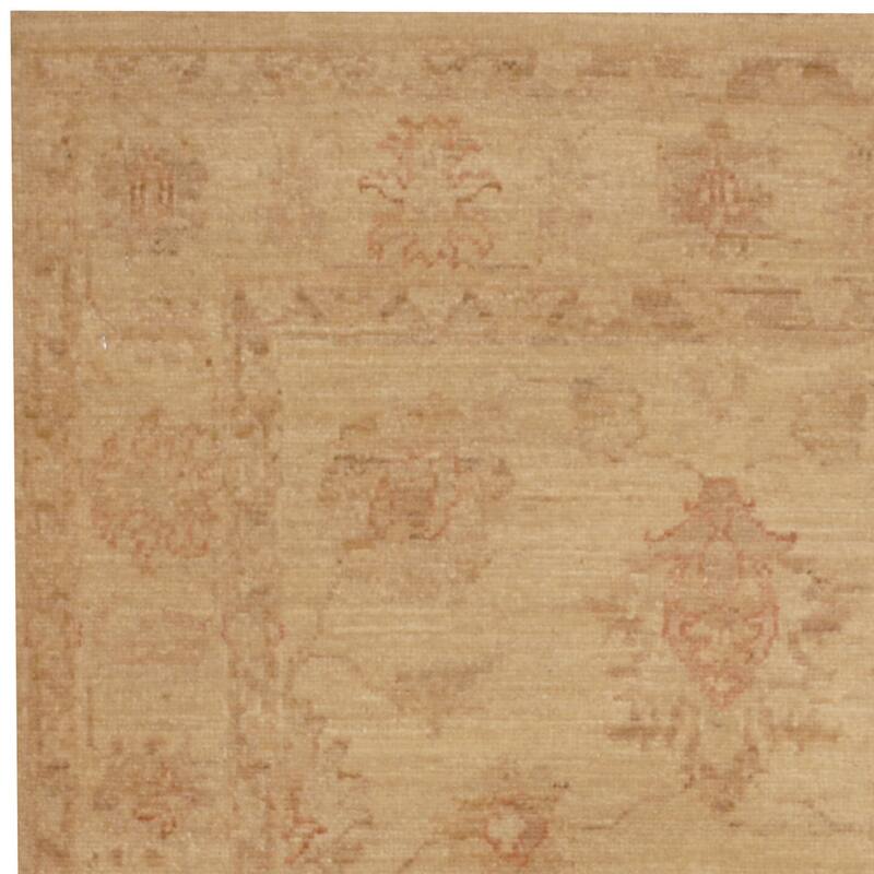 Handmade Vegetable Dye Oushak Wool Rug (Afghanistan) - 2'9 x 4'1