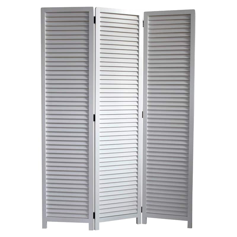 White Louvertie Screen