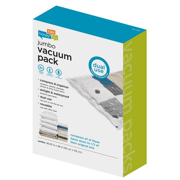 Honey Can Do VAC01303 Jumbo Vacuum Pack Overstock 12863471