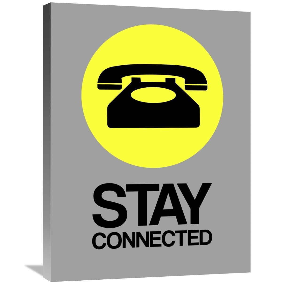 Naxart Studio 'Stay Connected 1' Multicolored Canvas Wall  Small-image