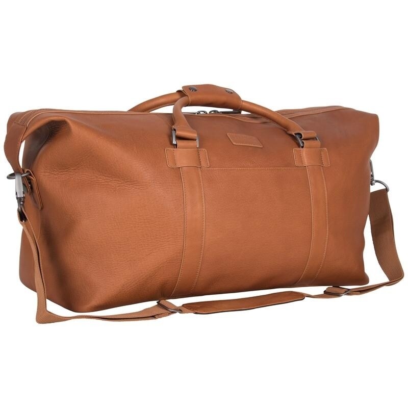 Kenneth cole colombian leather top zip duffel bag Clearance