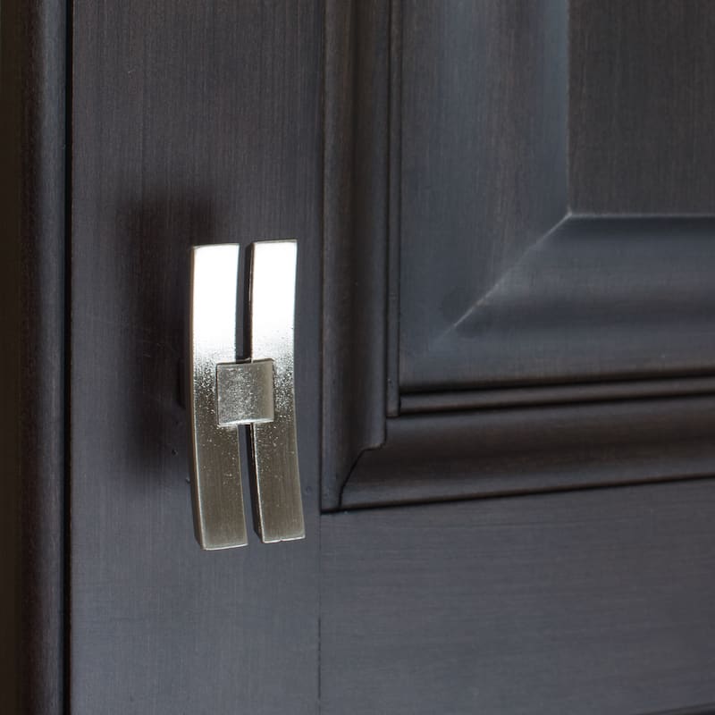 GlideRite 1.875-inch Industrial Dual Bar Satin Nickel Cabinet Knobs (Pack of 10 or 25)