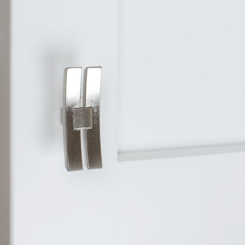 GlideRite 1.875-inch Industrial Dual Bar Satin Nickel Cabinet Knobs (Pack of 10 or 25)