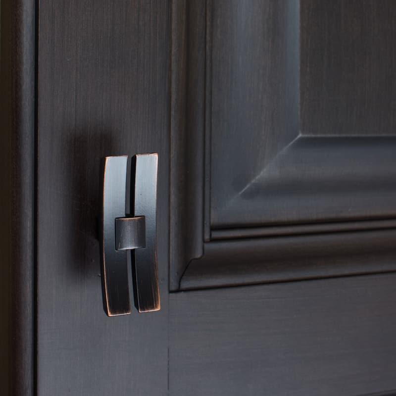 GlideRite 1.875-inch Industrial Dual Bar Oil Rubbed Bronze Cabinet Knobs (Pack of 10 or 25)